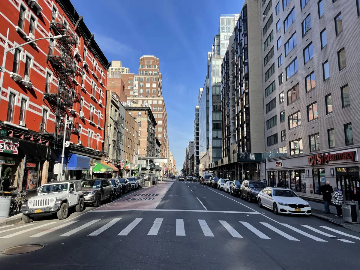 A street of NYC.
