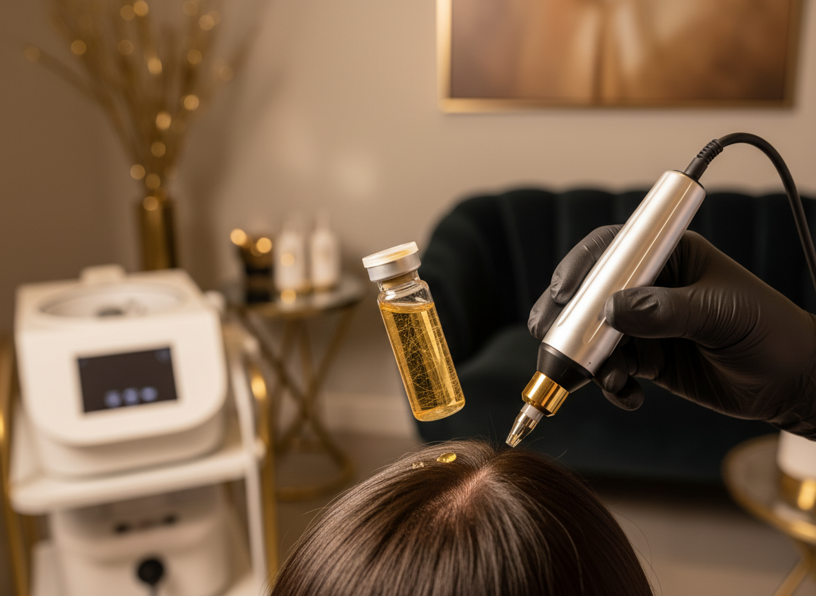 PRF scalp treatment for hair restoration